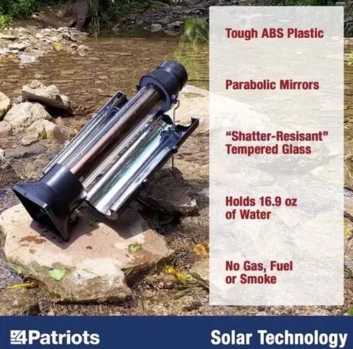 Bollitore solare 4patriots - bollitore,